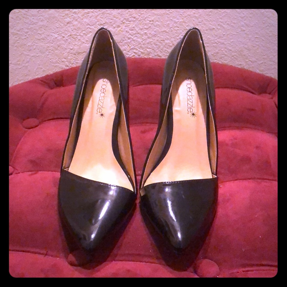 Black Patent Leather Heels